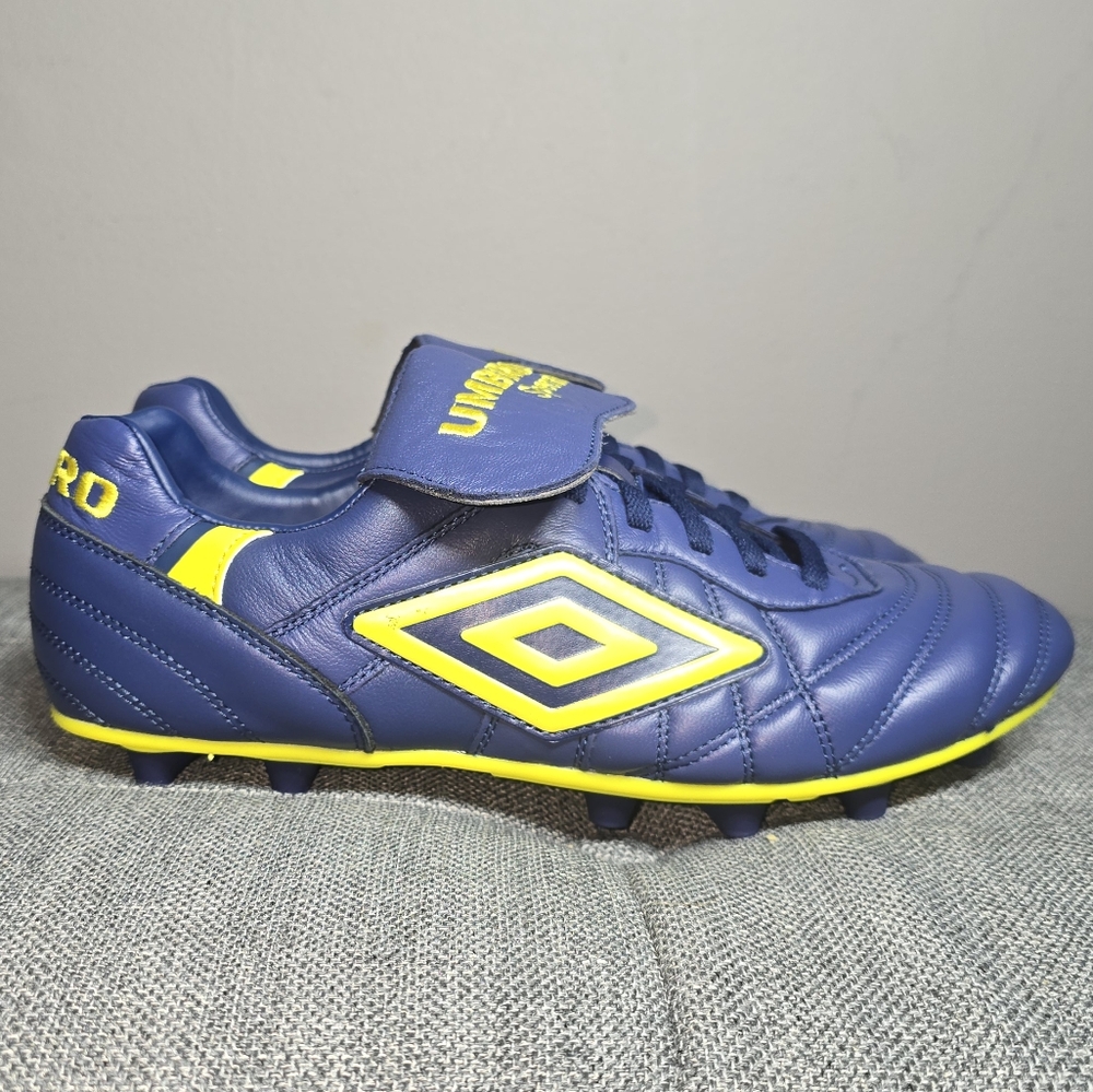 Umbro Kids Soccer Cleats - Blue and Yellow